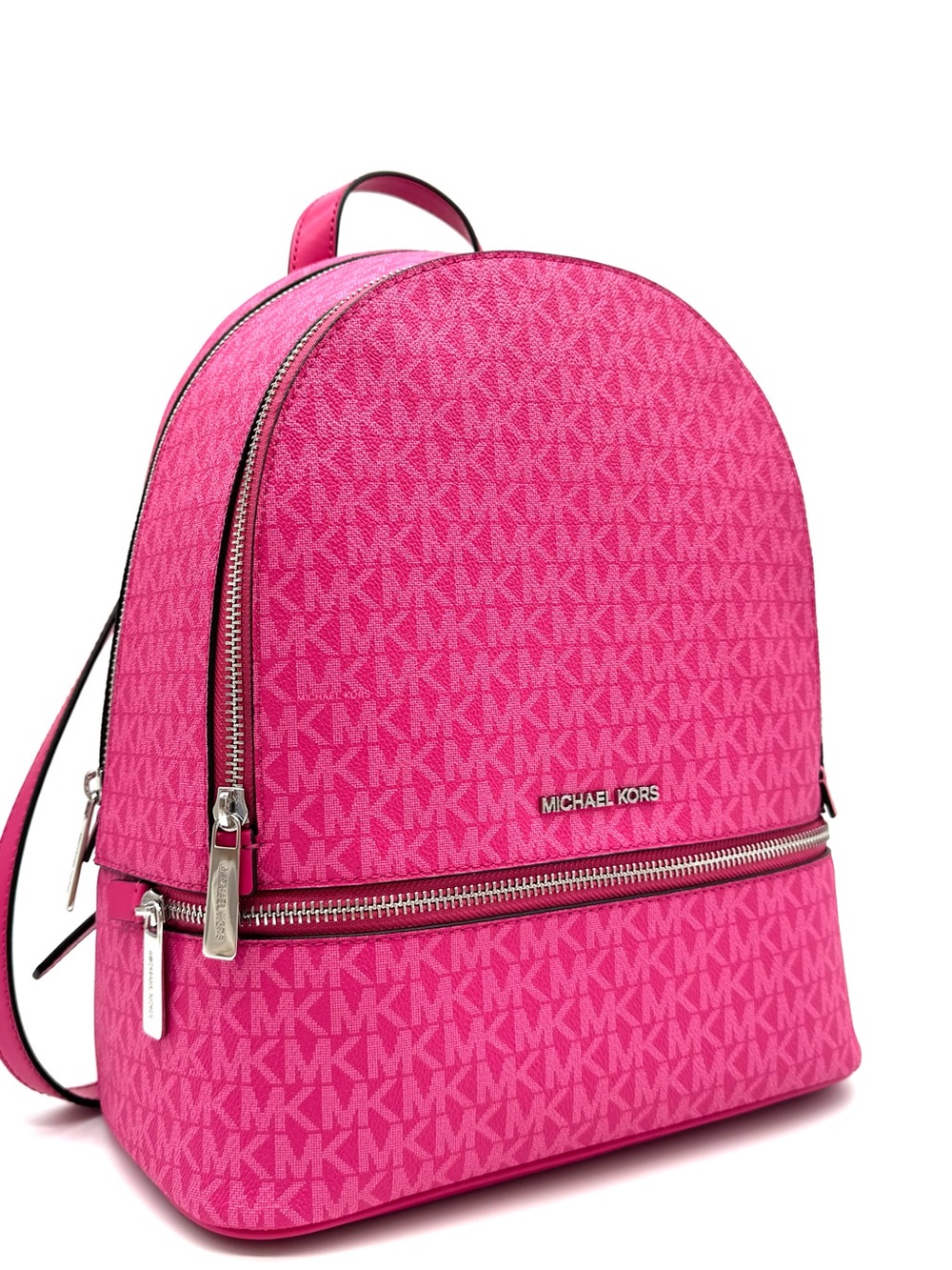 Michael Kors Medium Rhea Zip Backpack - Dragonfruit